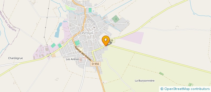 localisation de l'entreprise GAEC DU PRE COTTIN à LEVROUX