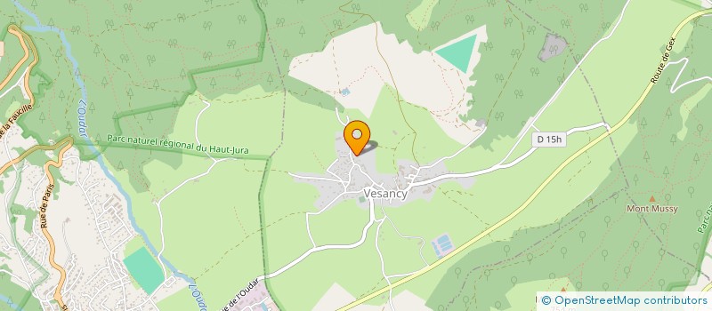localisation de l'entreprise GAEC DU PRE DE COURS à VESANCY