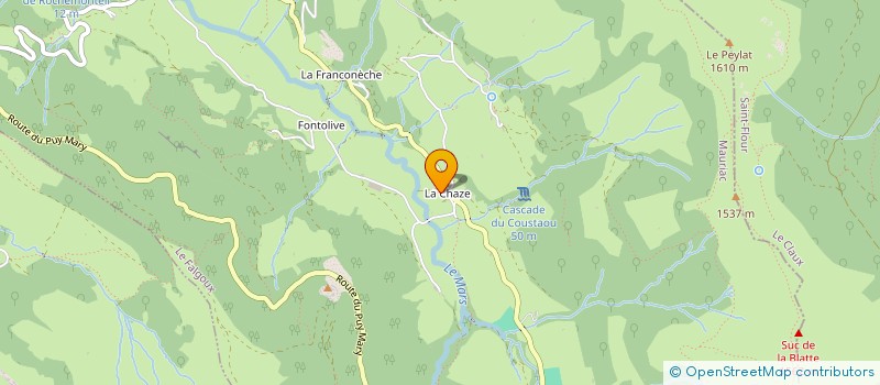 localisation de l'entreprise GAEC DU PRE DE MERLE à LE FALGOUX