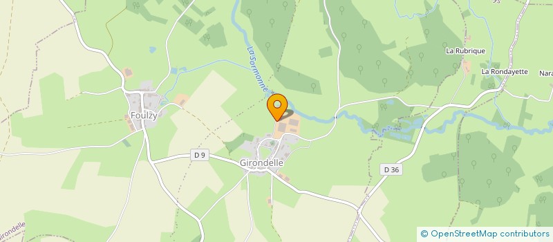localisation de l'entreprise GAEC DU PRE DES ROIS à GIRONDELLE