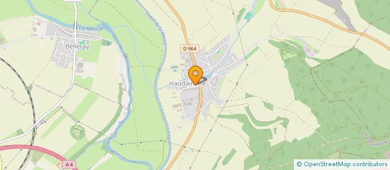 localisation de l'entreprise GAEC DU PRE LE BEC à HAUDAINVILLE