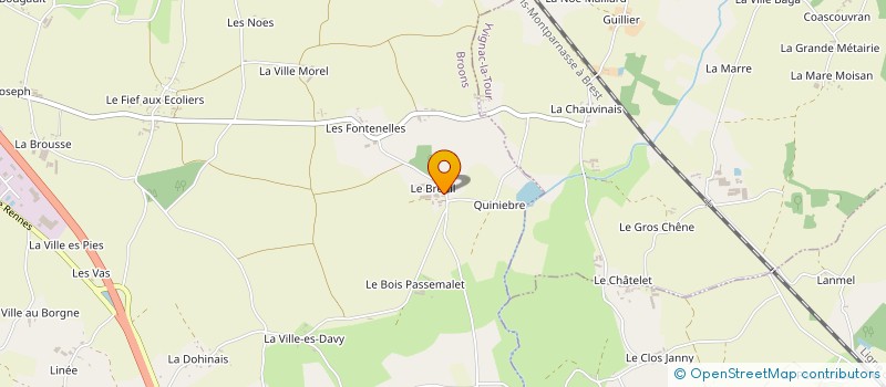 localisation de l'entreprise GAEC DU PRE OZY à BROONS