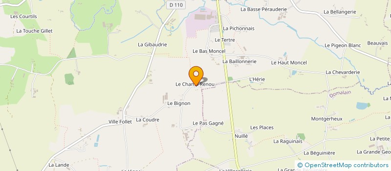 localisation de l'entreprise GAEC DU PREAMENEU à BAIS