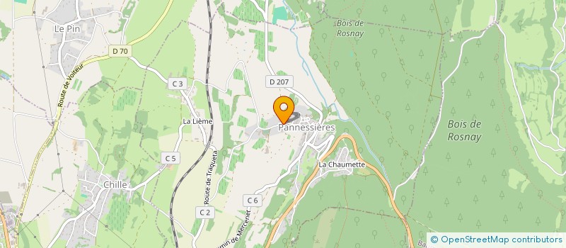 localisation de l'entreprise GAEC DU PRELOT à PANNESSIERES