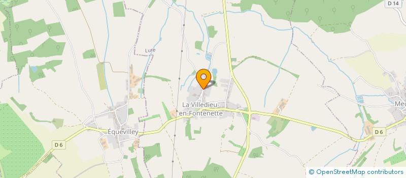 localisation de l'entreprise GAEC DU PRES L'ENFROY  LA VILLEDIEU-EN-FONTENETTE