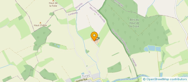 localisation de l'entreprise GAEC DU PRIEURE  XURES