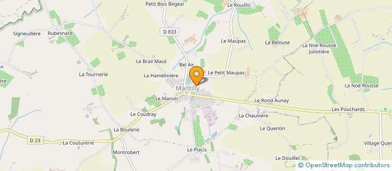 localisation de l'entreprise GAEC DU PRIEURE à PASSAIS VILLAGES