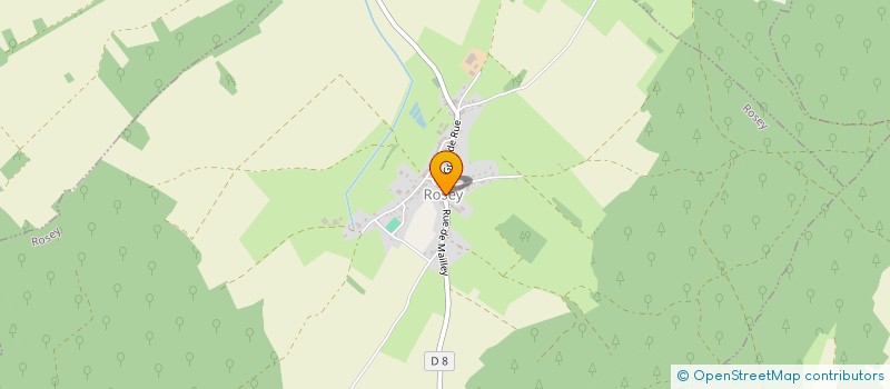 localisation de l'entreprise GAEC DU PRIEURE  ROSEY