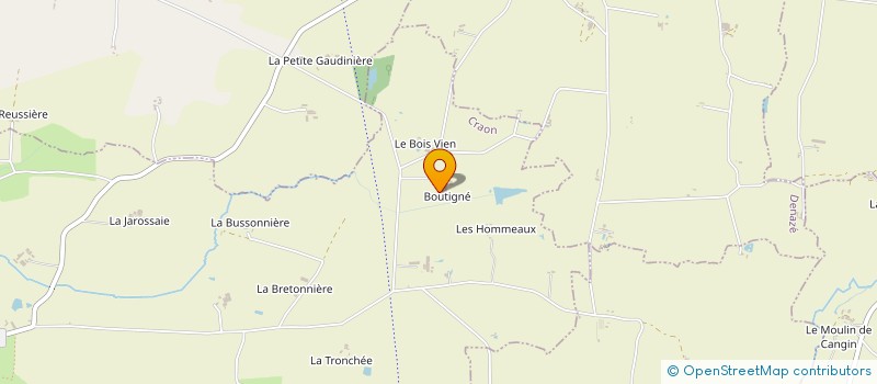 localisation de l'entreprise GAEC DU PRIEURE PIVERT à CRAON
