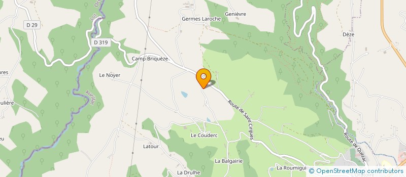 localisation de l'entreprise GAEC DU PRINTEMPS à MAURS