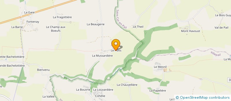 localisation de l'entreprise GAEC DU PUITS  JAVRON-LES-CHAPELLES
