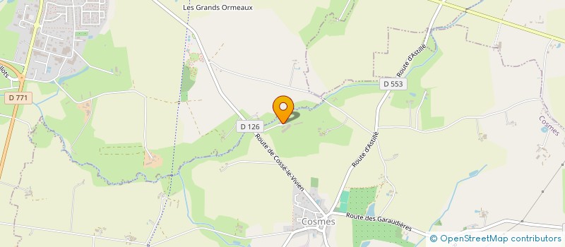 localisation de l'entreprise GAEC DU PUSSU  COSMES