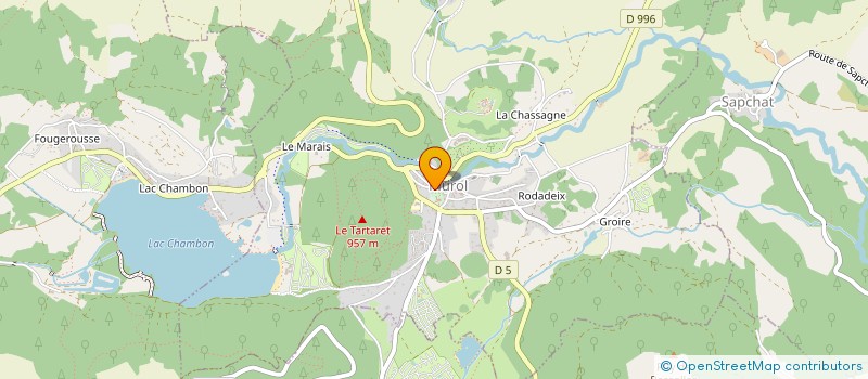 localisation de l'entreprise GAEC DU PUY FERRAND à SAINT-VICTOR-LA-RIVIERE