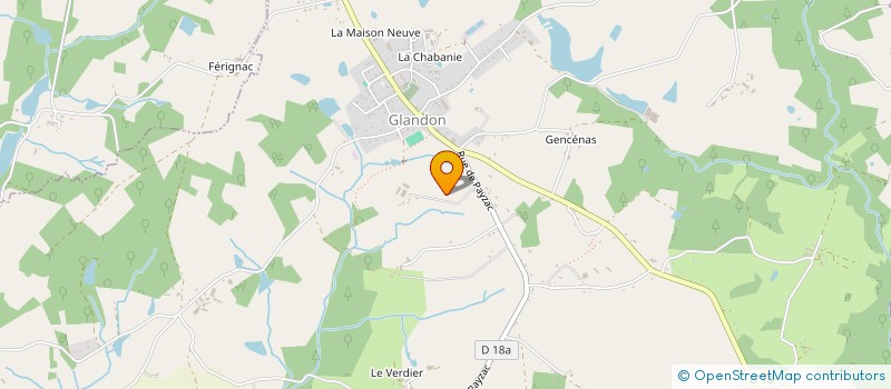 localisation de l'entreprise GAEC DU PUY JOURDE à GLANDON
