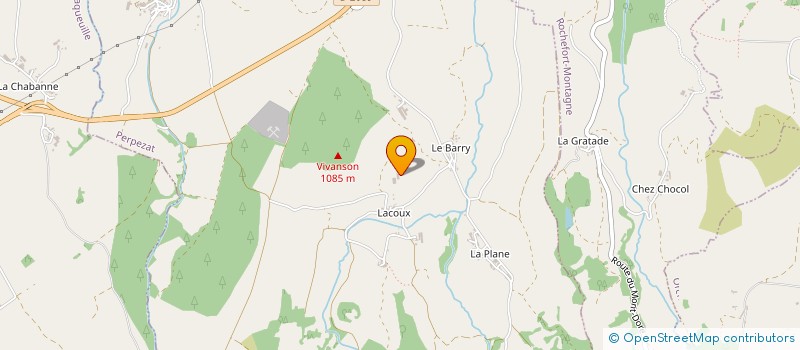localisation de l'entreprise GAEC DU PUY LOUP à PERPEZAT