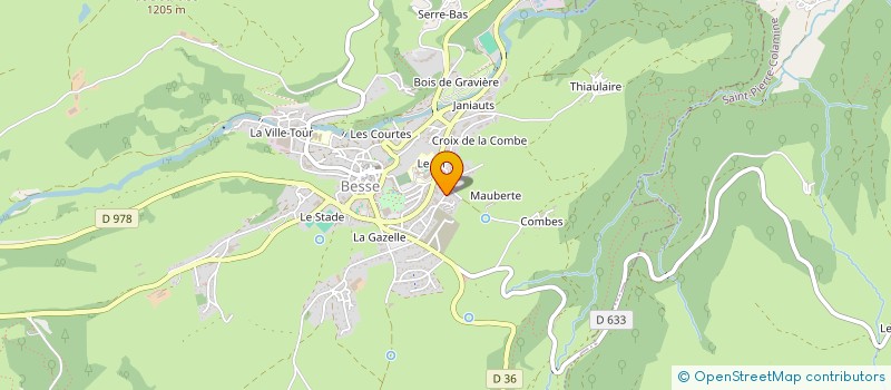 localisation de l'entreprise GAEC DU PUY MERLE  BESSE-ET-SAINT-ANASTAISE
