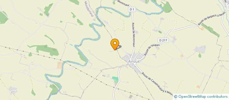 localisation de l'entreprise GAEC DU RECANTOU  MONTFERRAND