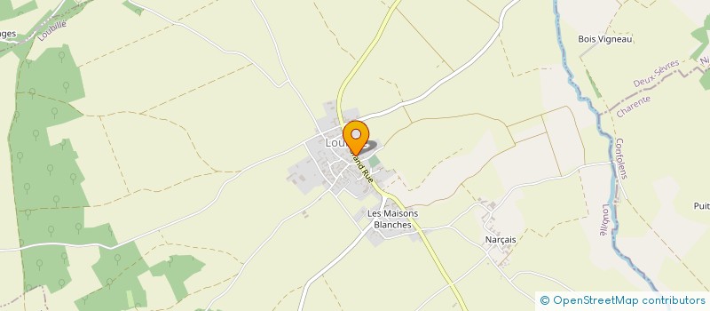 localisation de l'entreprise GAEC DU REFUGE  LOUBIGNE