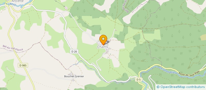 localisation de l'entreprise GAEC DU RELAIS à BEL-AIR-VAL-D'ANCE