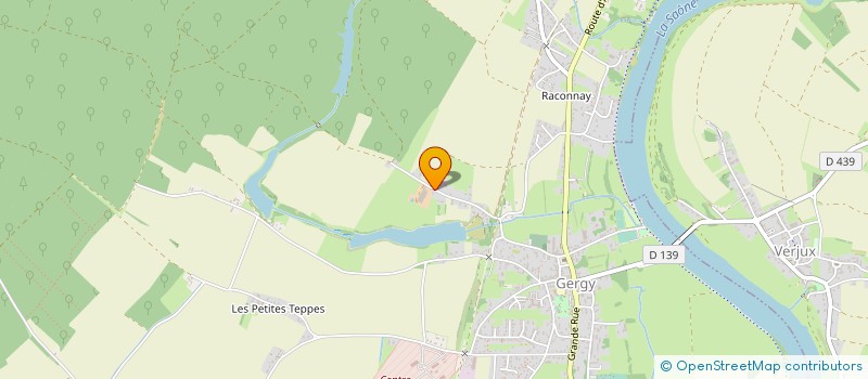 localisation de l'entreprise GAEC DU RENAUDIN  GERGY