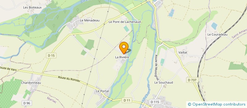 localisation de l'entreprise GAEC DU RENCLOS à VARS