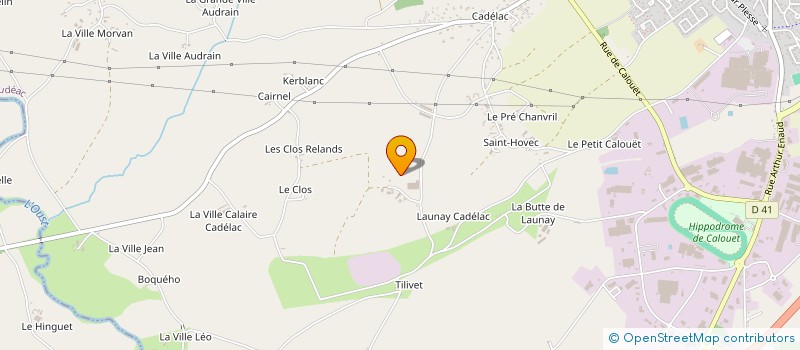 localisation de l'entreprise GAEC DU RETZ à LOUDEAC