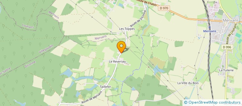 localisation de l'entreprise GAEC DU REVERSEY  DICONNE