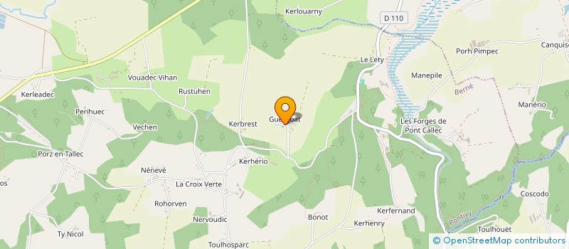 localisation de l'entreprise GAEC DU RHUYS  BERNE