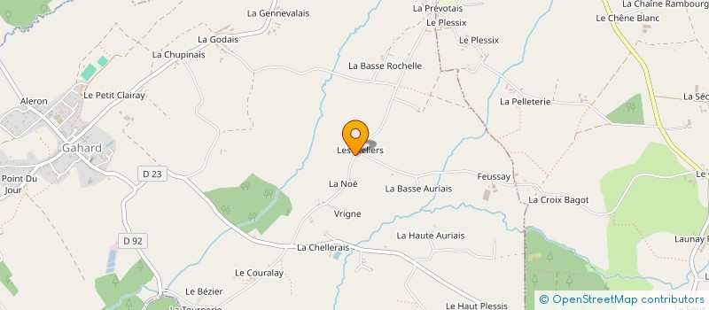 localisation de l'entreprise GAEC DU RICLON  GAHARD