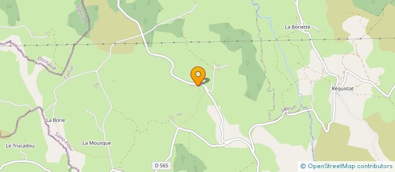 localisation de l'entreprise GAEC DU RIOUMAU à SAINT-URCIZE