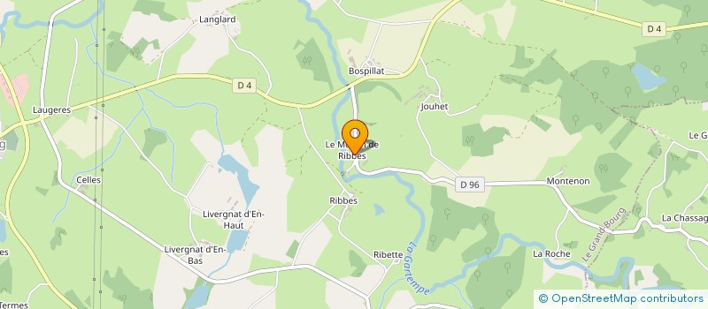 localisation de l'entreprise GAEC DU RIOUX à SAINT-PRIEST-LA-PLAINE