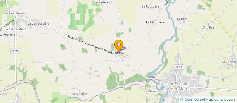 localisation de l'entreprise GAEC DU RIVOLET à PAULX