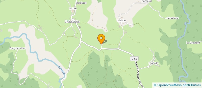 localisation de l'entreprise GAEC DU ROC DES MONS à LIEUTADES