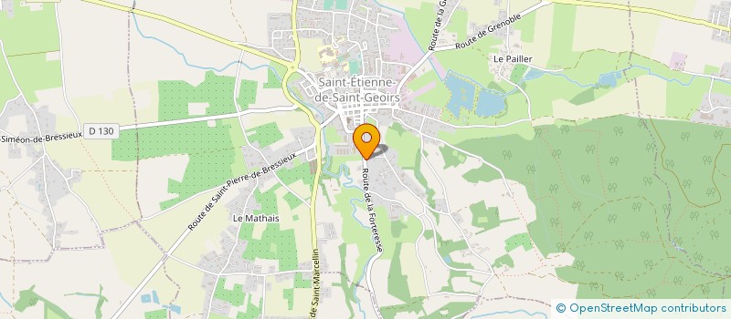 localisation de l'entreprise GAEC DU ROCHER à SAINT-GEOIRS