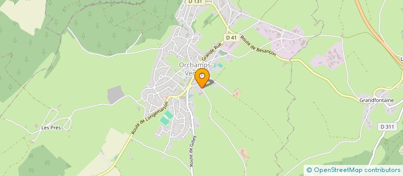 localisation de l'entreprise GAEC DU ROCHET à ORCHAMPS-VENNES