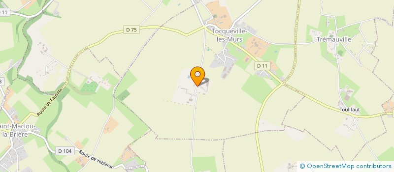 localisation de l'entreprise GAEC DU ROME  TOCQUEVILLE-LES-MURS