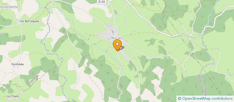 localisation de l'entreprise GAEC DU RONCHOUNTET  ROCLES
