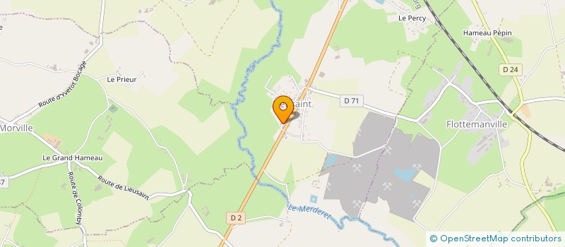 localisation de l'entreprise GAEC DU ROND PILET  VALOGNES