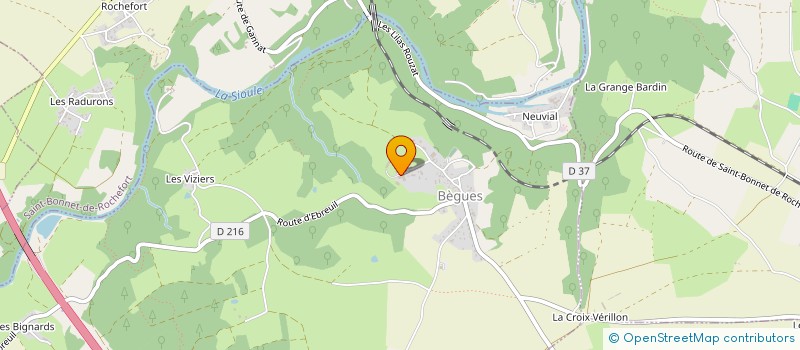 localisation de l'entreprise GAEC DU ROND POINT  BEGUES