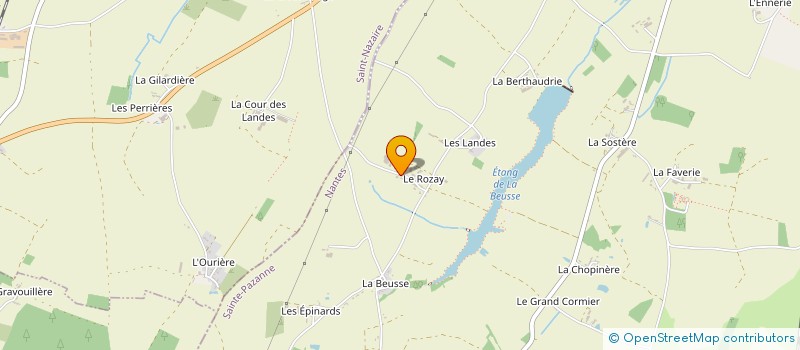 localisation de l'entreprise GAEC DU ROSAY à SAINTE-PAZANNE