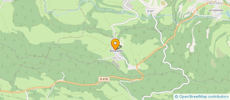 localisation de l'entreprise GAEC DU ROSNAY à BONLIEU