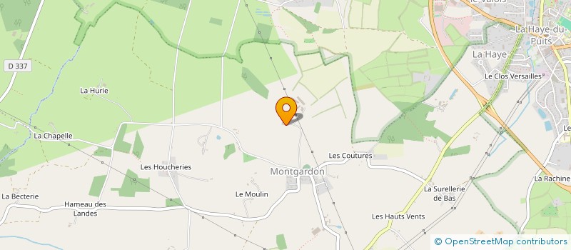 localisation de l'entreprise GAEC DU ROTOUR à LA HAYE