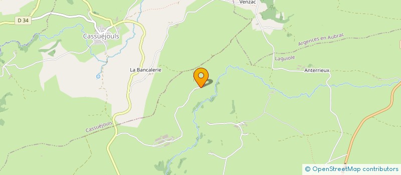 localisation de l'entreprise GAEC DU ROUCADEL à LAGUIOLE