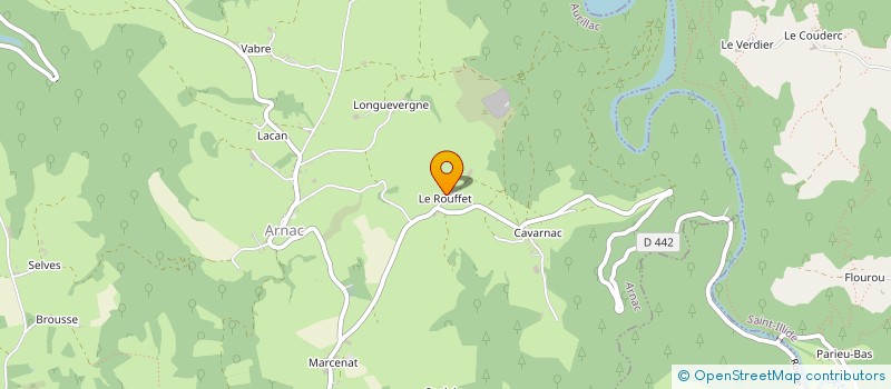 localisation de l'entreprise GAEC DU ROUFFET à ARNAC