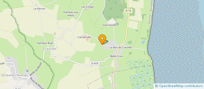 localisation de l'entreprise GAEC DU ROUGE CUL  CRASVILLE