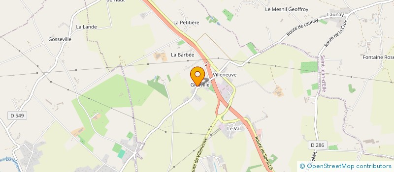 localisation de l'entreprise GAEC DU ROUGE DOUIT à CONDE-SUR-VIRE