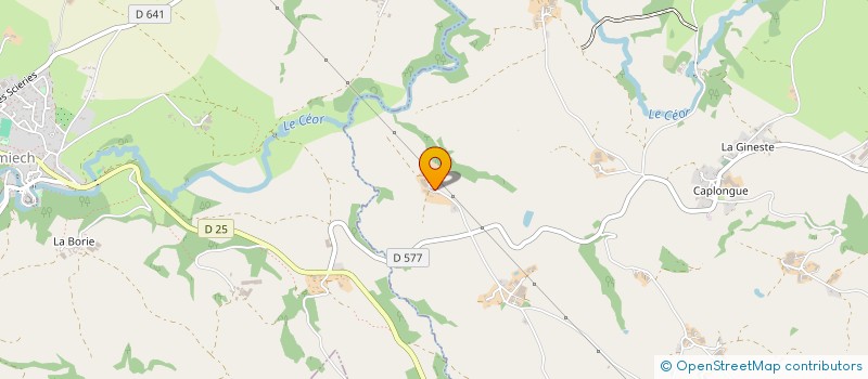 localisation de l'entreprise GAEC DU ROUSTENS  ARVIEU