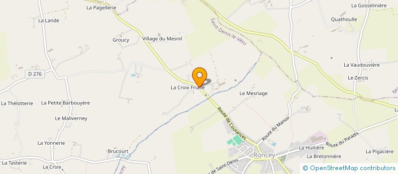 localisation de l'entreprise GAEC DU ROYER à SAINT-DENIS-LE-VETU