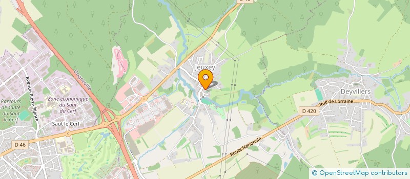 localisation de l'entreprise GAEC DU RUPT MUNIER  VAUDEVILLE