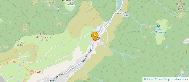 localisation de l'entreprise GAEC DU SAICHY à LA BRESSE